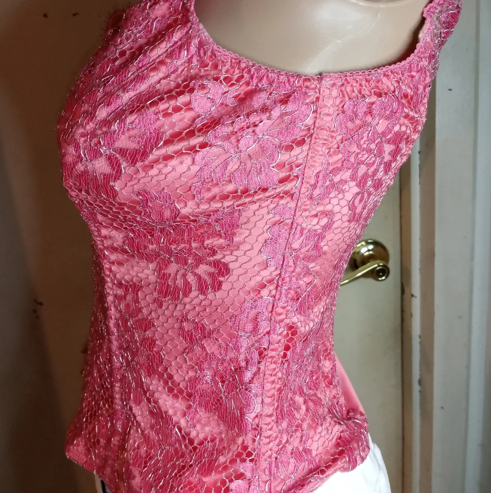 Adrienne Vittadini Vintage lace top - Picture 4 of 8